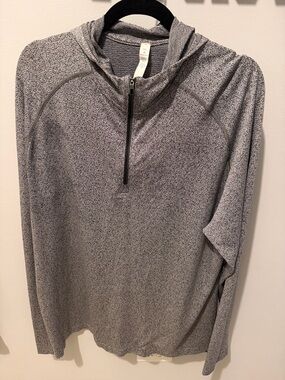 lululemon Heathered Dark Gray Quarter-Zip Pullover